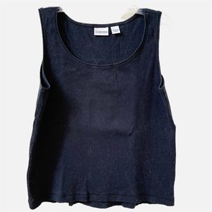 CHICO'S Sleeveless Knit Shell Top Size Medium